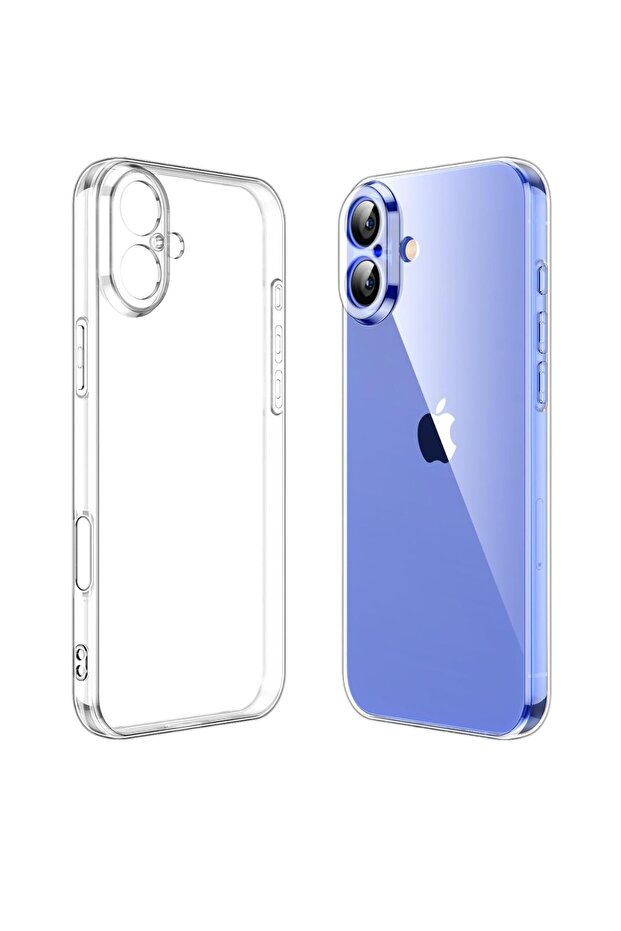 TPU Transparent Protective Case for Apple iPhone 16 Plus - 1