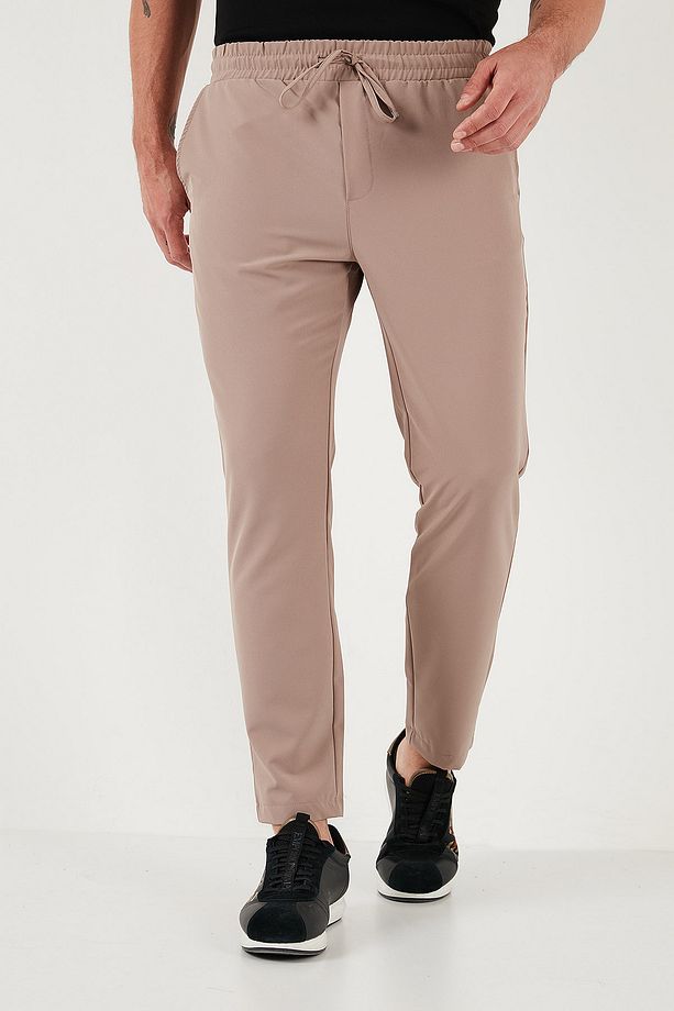 Streç Regular Fit Normal Bel Düz Paça Jogger Pantolon Erkek Pantolon Cf25617801 - 2