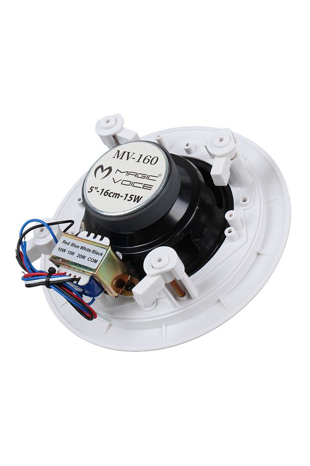16 CM 15W TWEETERLİ BEYAZ TRAFOLU ALÇIPAN TAVAN HOPARLÖR (4767) - PRP1465-1126 - 2