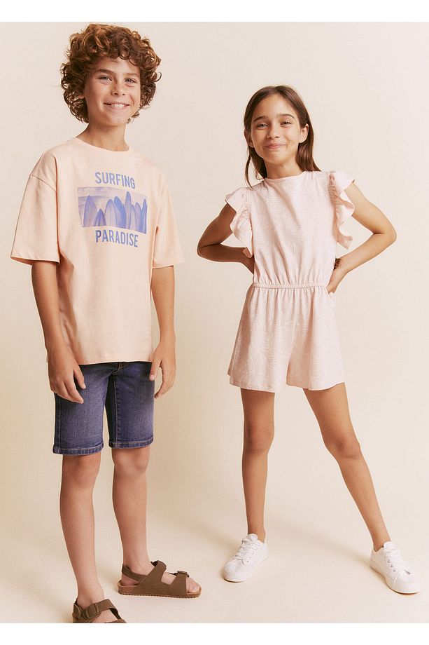 Koyu Denim Erkek Çocuk Şort & Bermuda 47055941 - 4