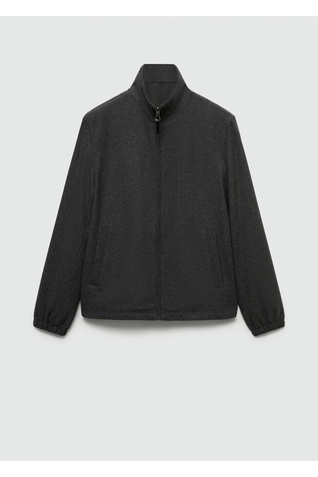 Anthrazitfarbene Herrenjacke 77005967 - 1