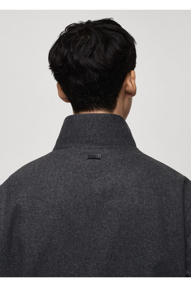 Anthrazitfarbene Herrenjacke 77005967 - 5