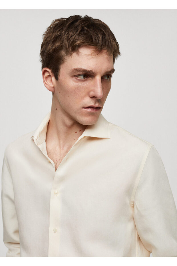 Bej Erkek Gömlek 67077907 - 3