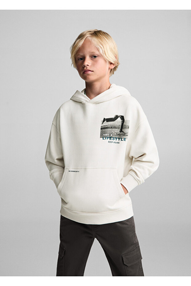 Boy's Sand Sweatshirt - 1
