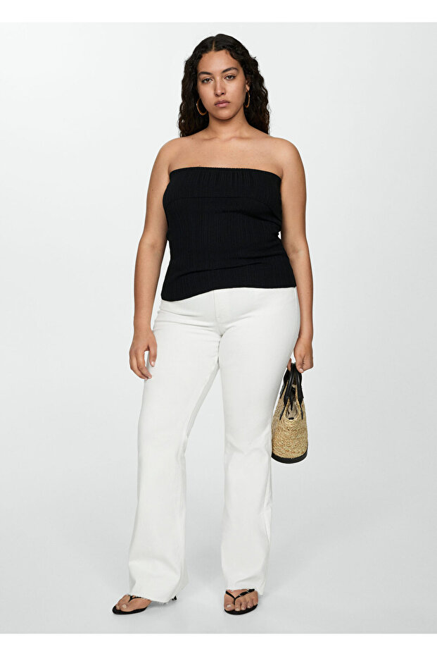 Beyaz Kadın Jeans 77020357 - 6