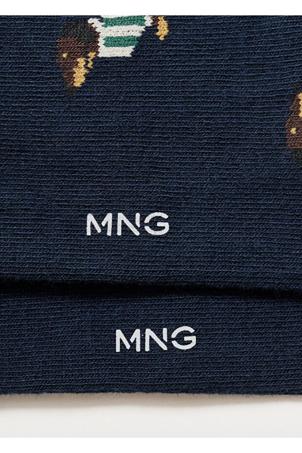 Lacivert Erkek Çorap 77044444 - 3