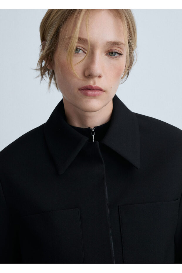 Siyah Kadın Ceket 77094763 - 2