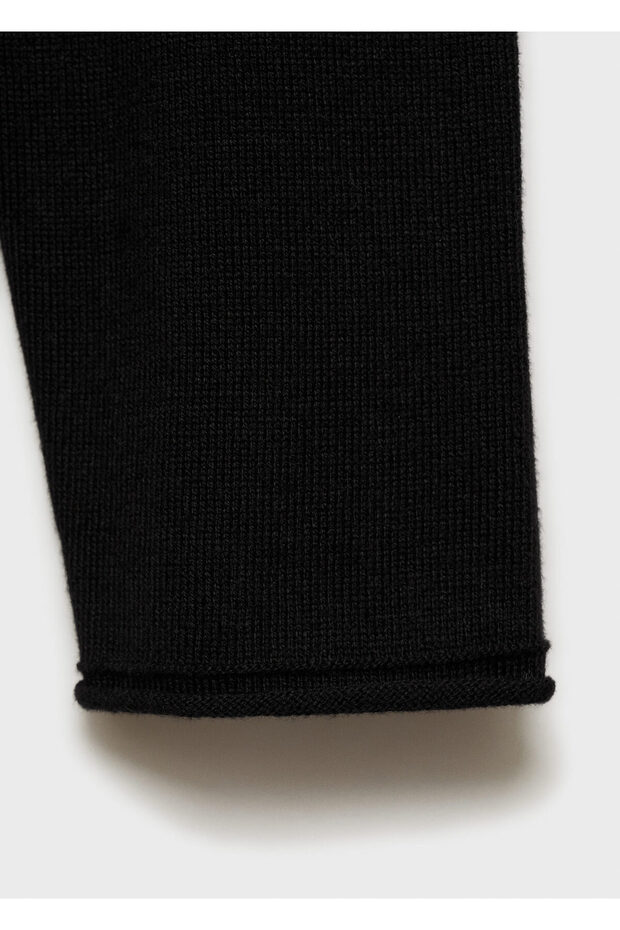 Schwarzer Mädchenpullover 77012936 - 3