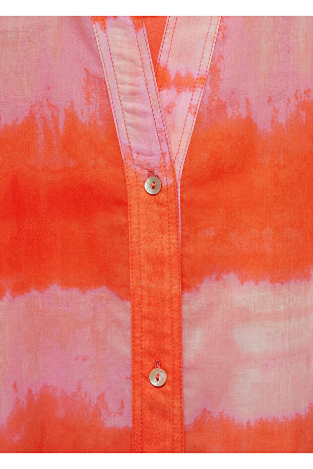 Turuncu Kadın Elbise 77000388 - 6