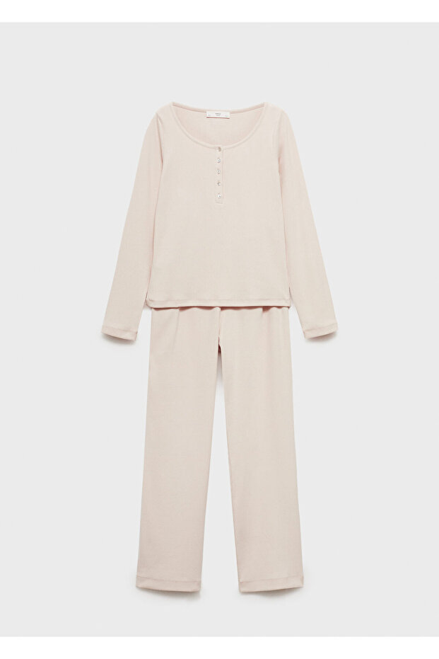 Hellrosa Damen-Pyjamahose 77050576 - 4