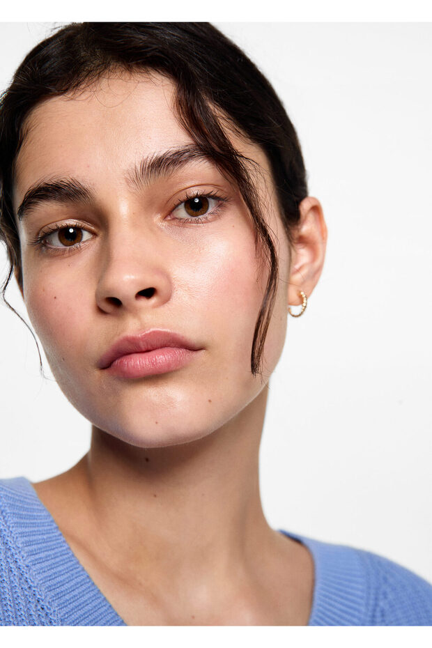 Blauer Mädchenpullover 77062931 - 4