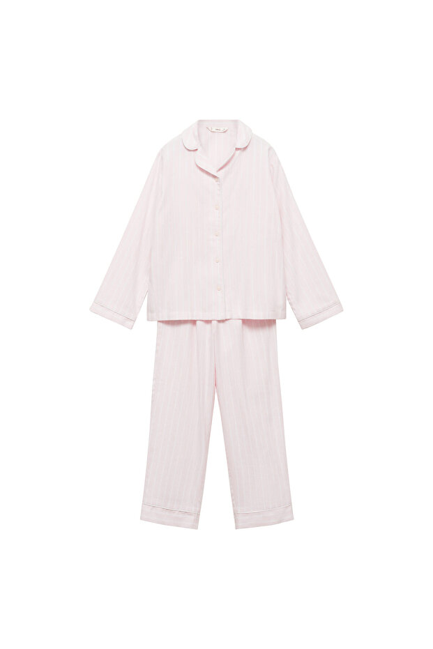 Rosa Mädchen-Pyjamahose 77084444 - 5