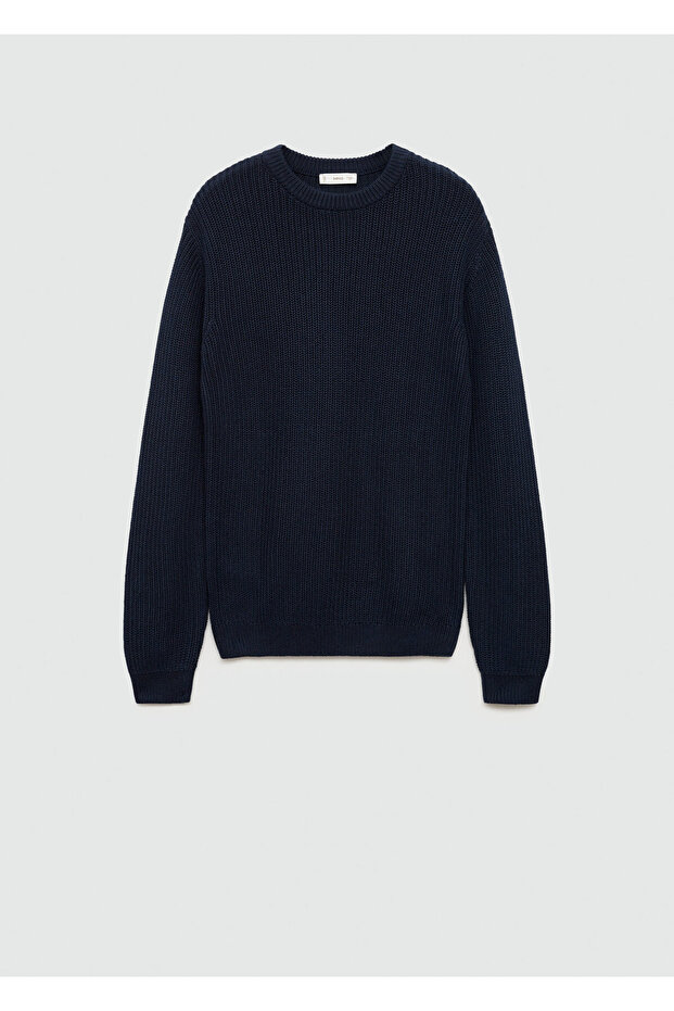 Marineblauer Jungenpullover - 3