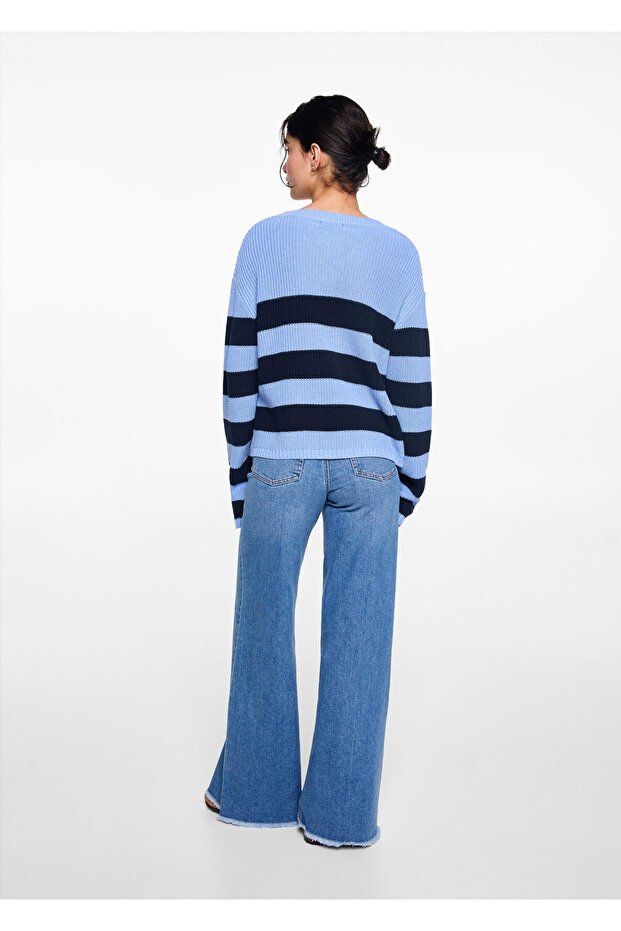 Blauer Mädchenpullover 77062931 - 3