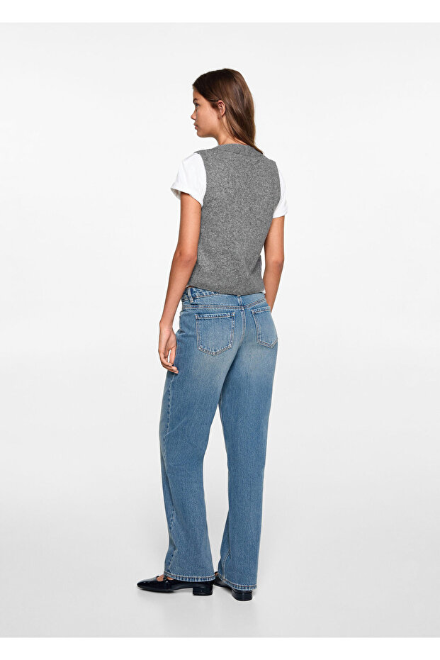 Graue Mädchenweste 77094781 - 6