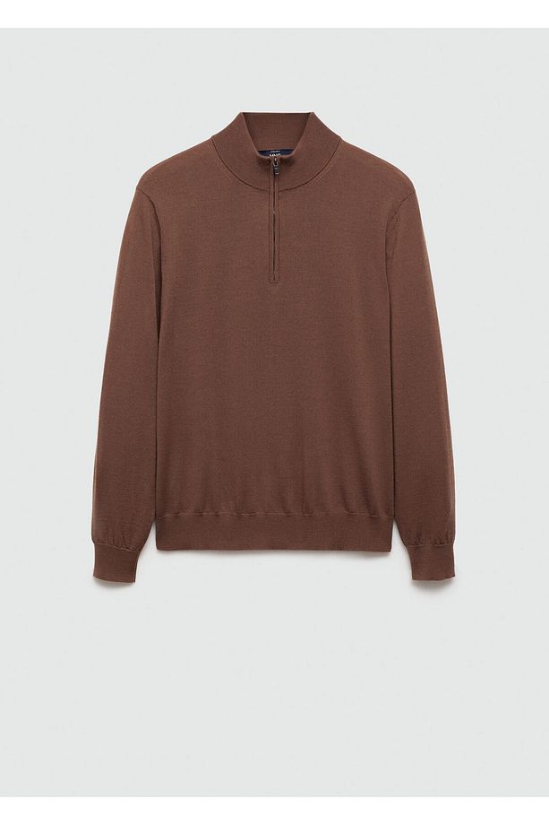 Koyu Camel Erkek Kazak 77005979 - 6