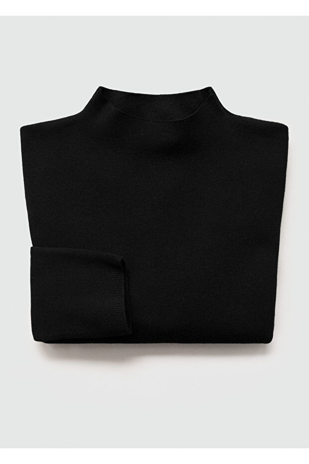 Schwarzer Frauenpullover 77085636 - 10