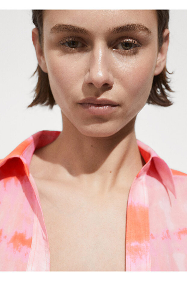 Turuncu Kadın Elbise 77000388 - 3