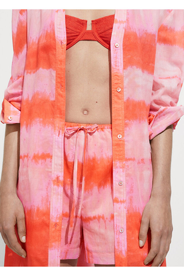 Turuncu Kadın Elbise 77000388 - 8