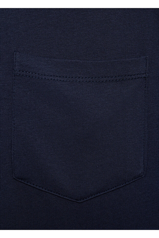 Boy's Navy Blue Pajama Set - 8