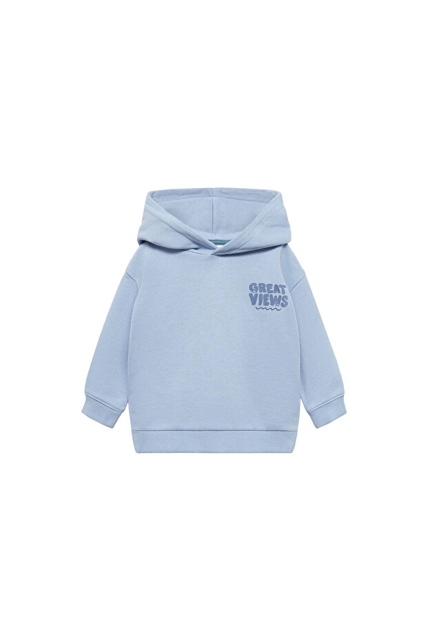 Erkek Bebek Mavi Sweatshirt - 7