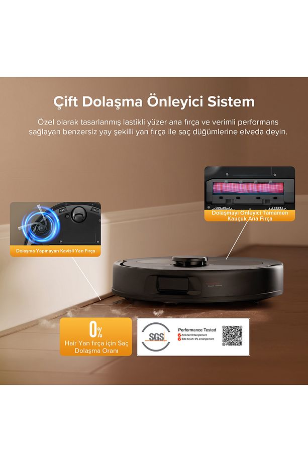 Qrevo L Akıllı Robot Süpürge - Siyah - 5