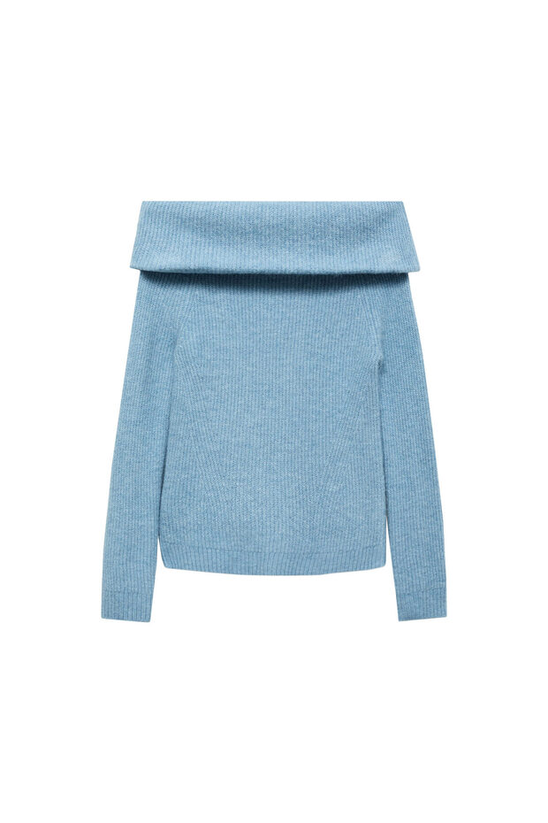 Himmelblauer Mädchenpullover 77026750 - 7