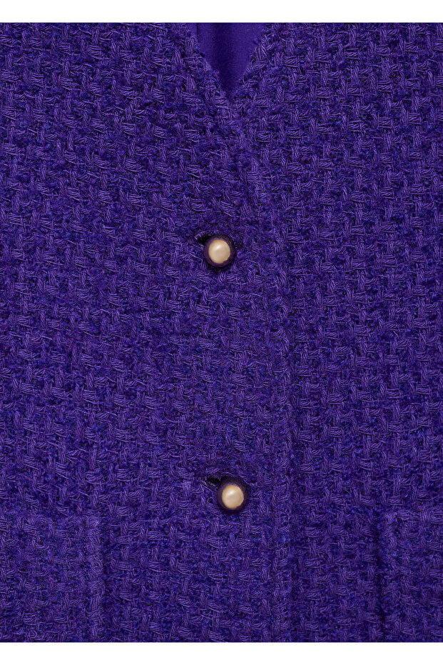Mor Kadın Ceket 77034794 - 7