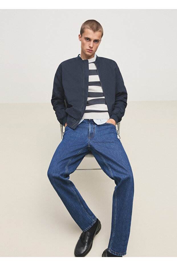 Marineblauer Jungenpullover - 8