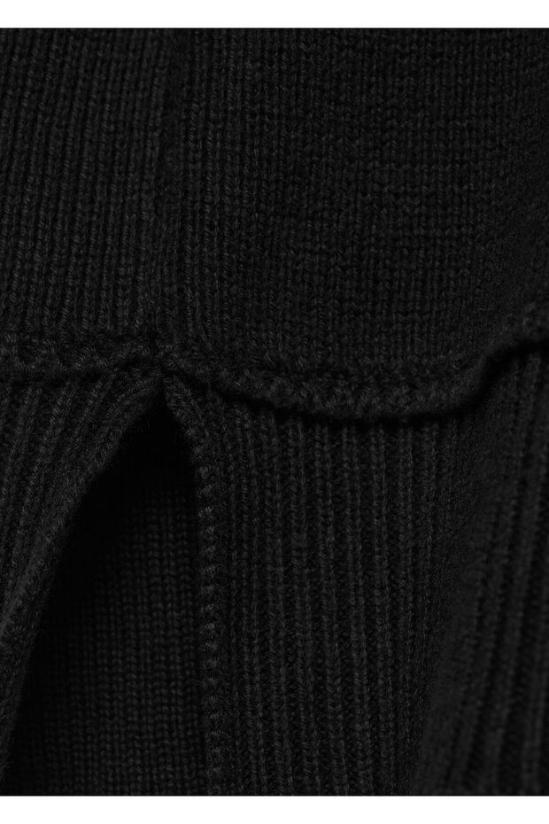 Schwarzer Mädchenpullover 77064040 - 6