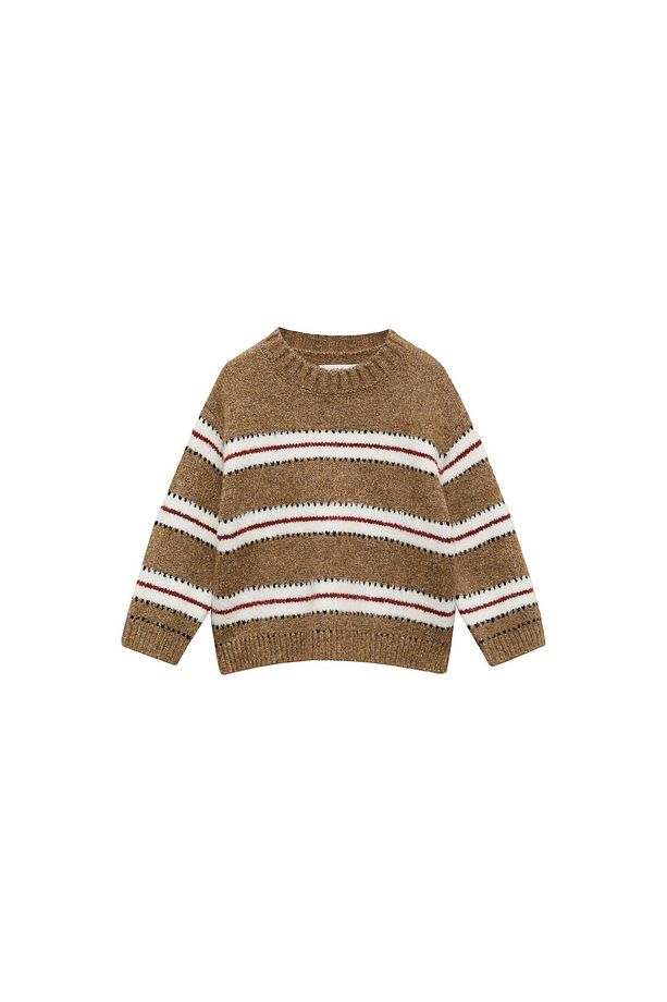 Erkek Bebek Koyu Camel Kazak - 2