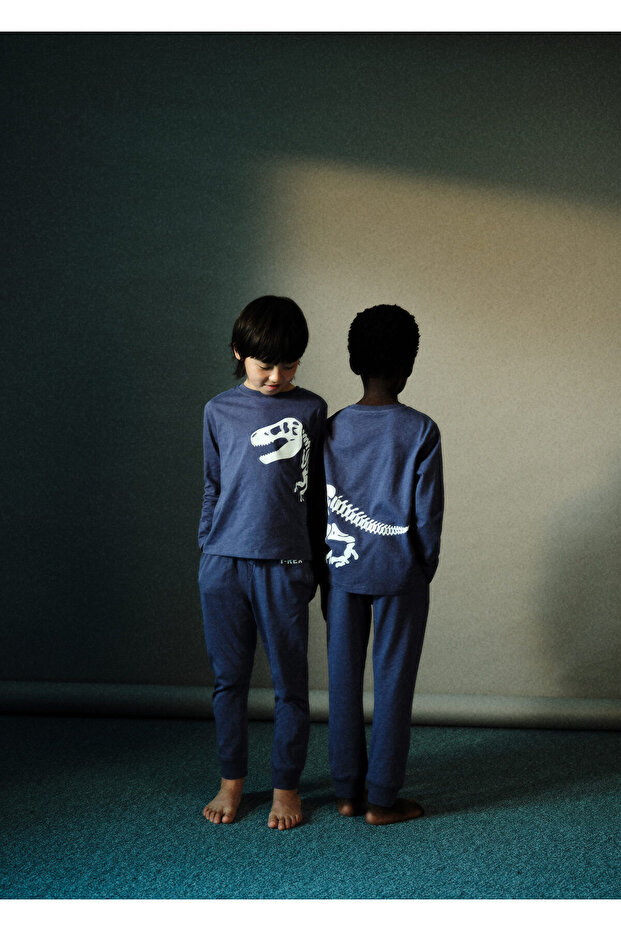 Boy's Blue Pajama Set - 6