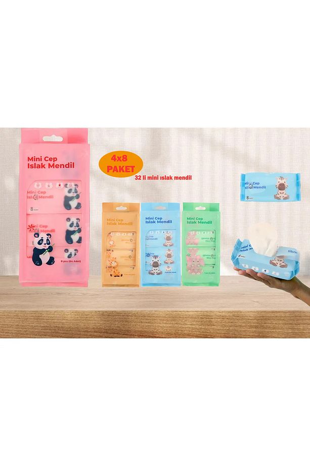 Krd Mini Islak Cep Mendil 1 Paket 8 Li - 1