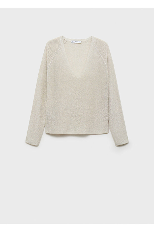 Silberner Damenpullover 77054026 - 5