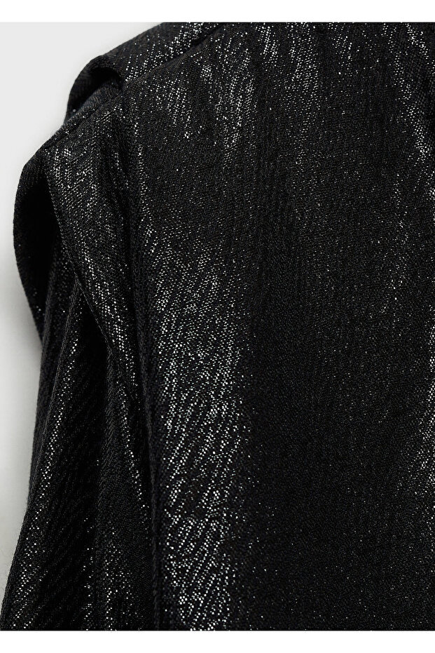 Siyah Kadın Bluz 77088266 - 3