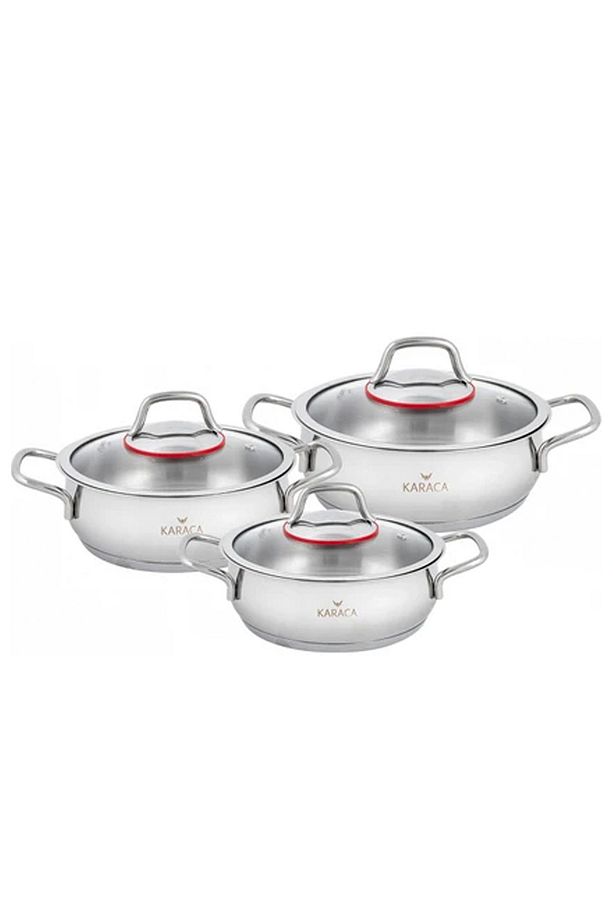 Emirgan İndüksiyon Tabanlı 6 Parça Çelik Midi Set - 9