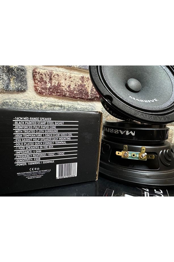 Massive Ms-m60 16 Cm 300 W 100rms 4ohm Midrange Hoparlör - 4