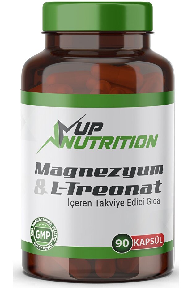 Magnesium L-Treonate Vegetarian 90 Herbal Capsules - Magnesium Supplement