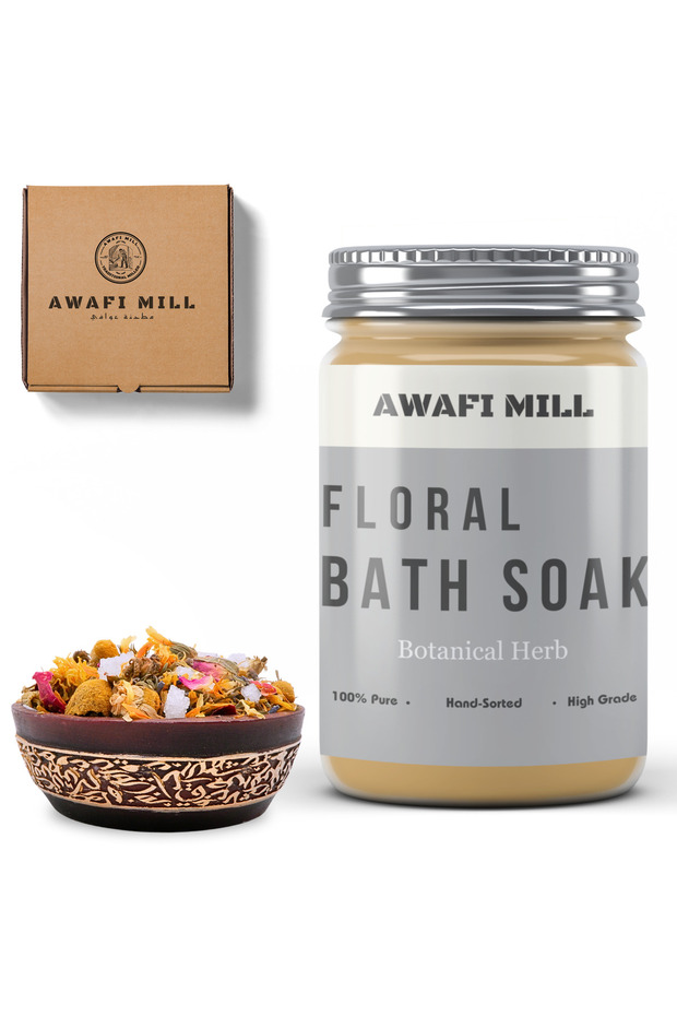 Floral Bath Soak - Bottle of 100 gram / 3.5 Oz