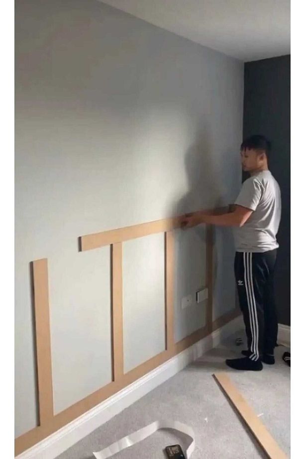 İskandinav Duvar Çıtası 100x7.8cm | Beş Adet Boyanabilir Duvar Çıtası | Lambri - 2