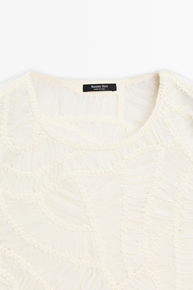 Ajurlu örgü top - 6