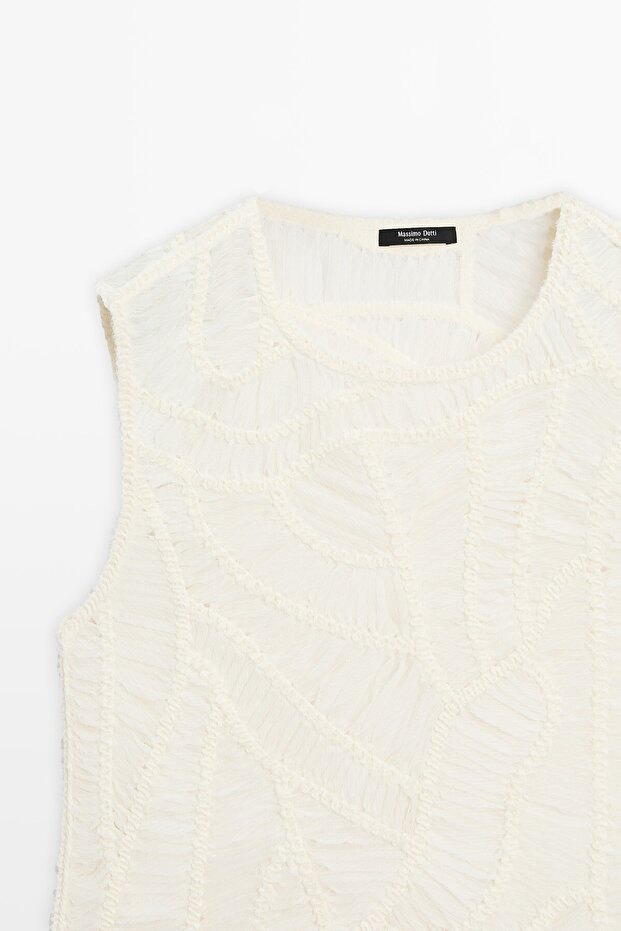 Ajurlu örgü top - 7