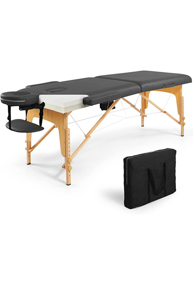 Premium Memory Foam Massage Table,Foldable & Portable Massage Bed, Height Adjustable Spa Bed