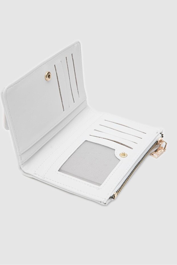 Pine Cüzdan Beyaz - 5