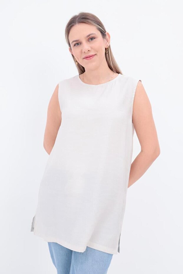 Туника с нулеви ръкави Basic - 1