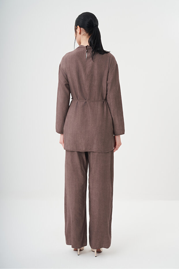 Kadın Kuşaklı Basic Takım 8529 - 3