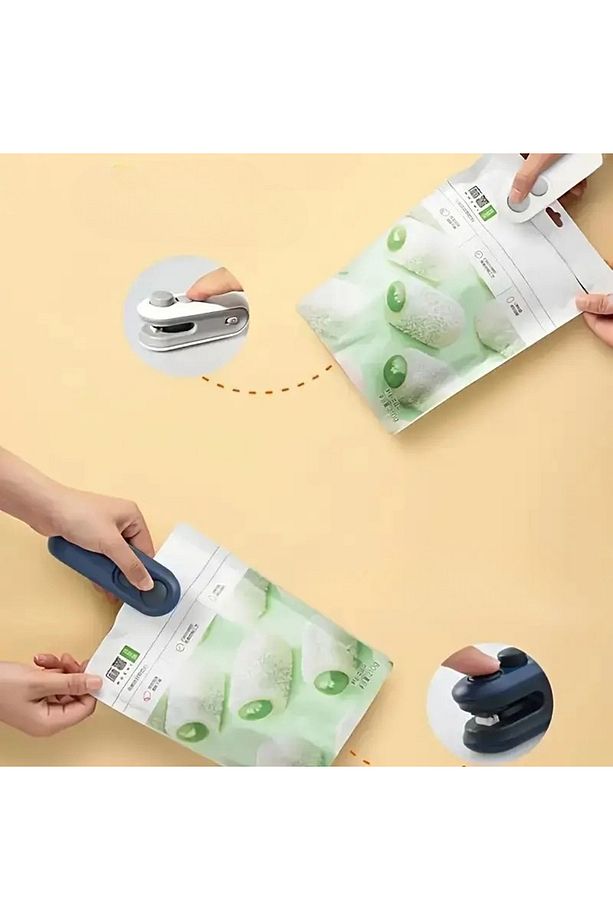 Taşınabilir USB Şarjlı Poşet Mühürleme Makinesi Isıtma ve Kesimli - 7