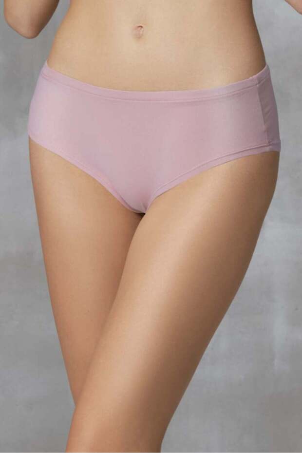 Women's Pink & Floral Patterned 3-Piece Panties Slip