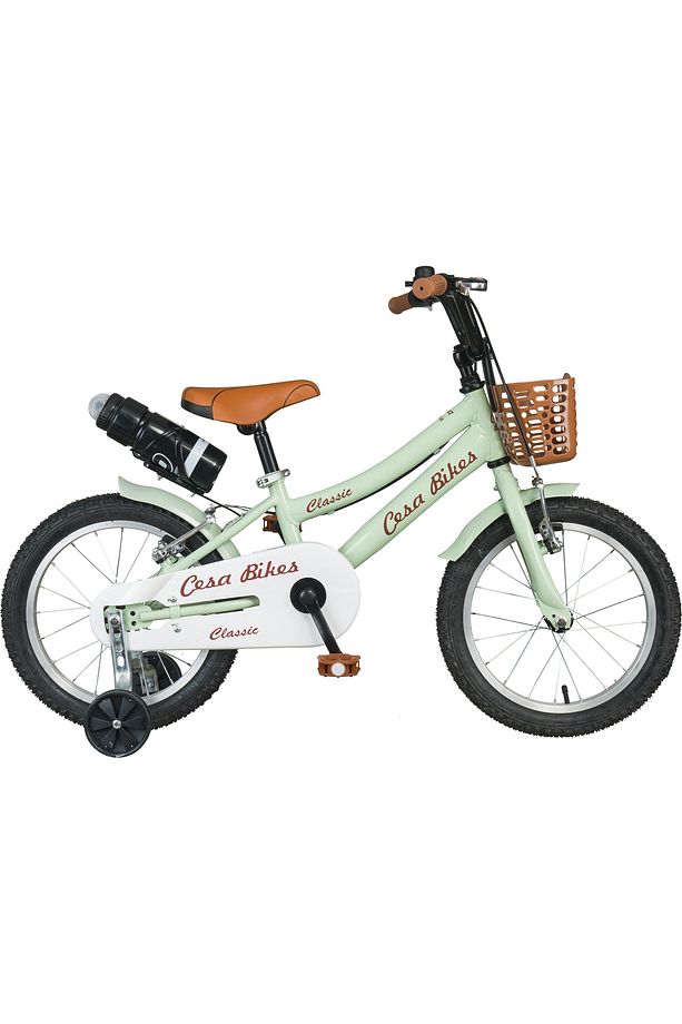 Cesa Bikes COFFEE COLLECTION 16 Jant Özel Kabartma Etiket 4-7 Yaş Pastel Yeşil Çocuk Bisikleti - 3