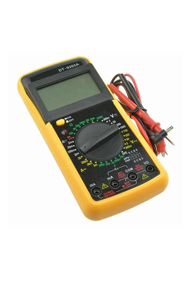 مقياس متعدد رقمي مدمج بشاشة LCD - 1